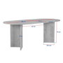 Nordure Sabella Venezia Walnut Mesa de Comedor